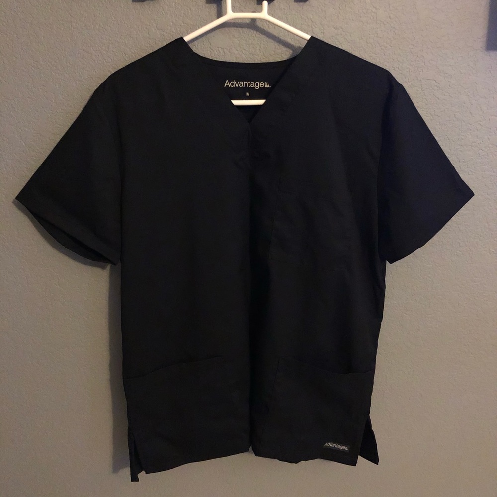 Black Scrubs Top